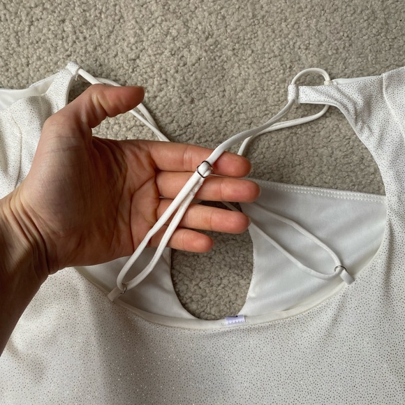 Shimmering Cutout Cocktail Party Mini Dress - Picture 12 of 14